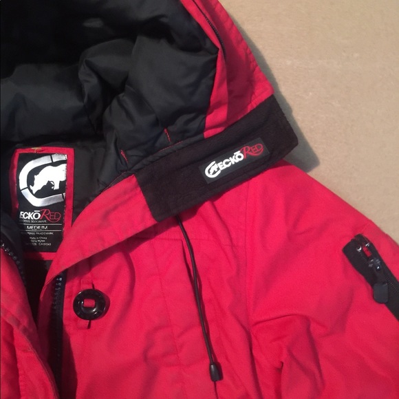 echo red jacket